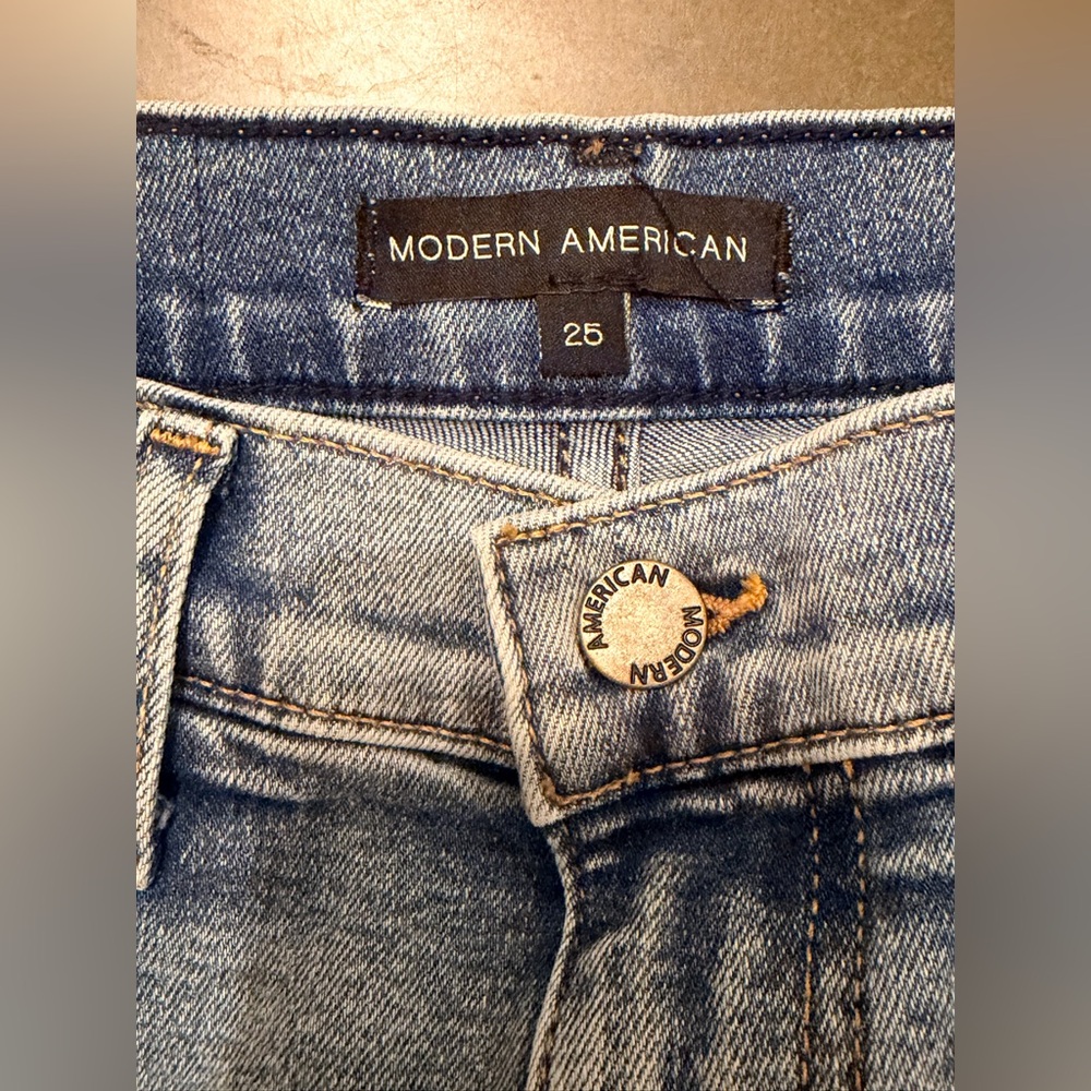 NEW Modern American Jackson Full Crop in Lakeshore Women's Jeans Sz 25 - Picture 4 of 11